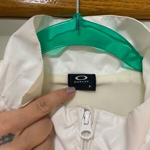Vintage Oakley Women's White Tracksuit